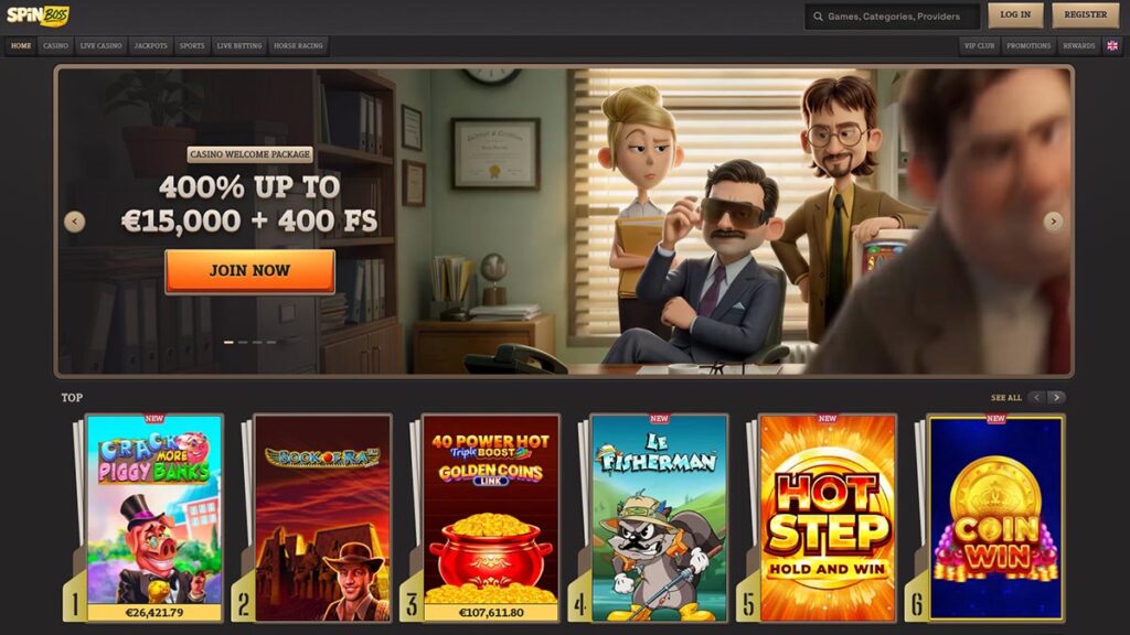 beste online casino zonder cruks review over spinboss nederland
